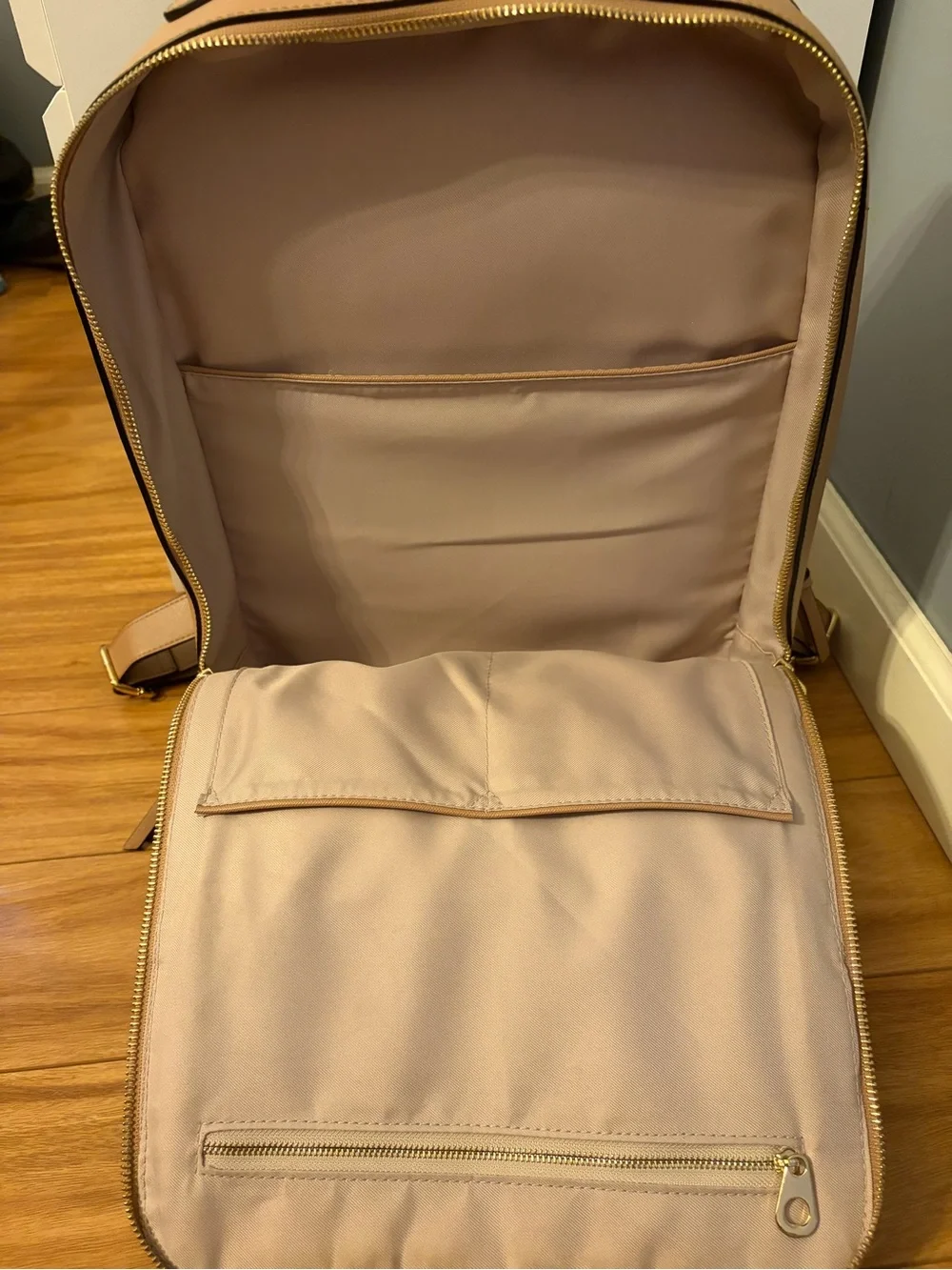 Calpak Caramel Laptop Backpack